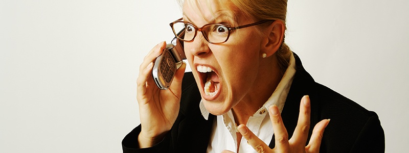 irate caller