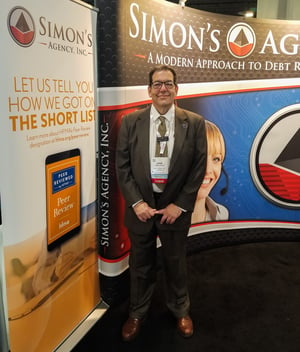 Arne Salkin Representing Simon's Agency at HFMA 2018