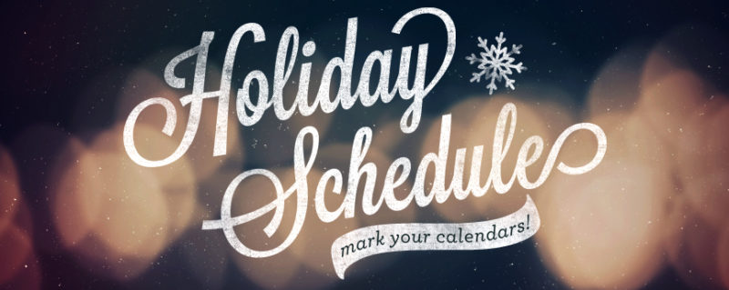 holiday-schedule