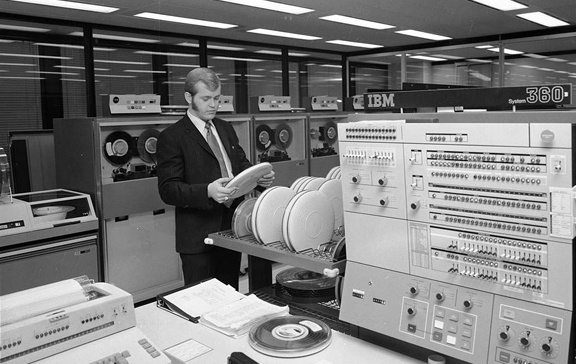 A server room in the 1960’s from the City of Toronto Archives (Fonds 1257) shows computing power you can now have in the palm of your hand.