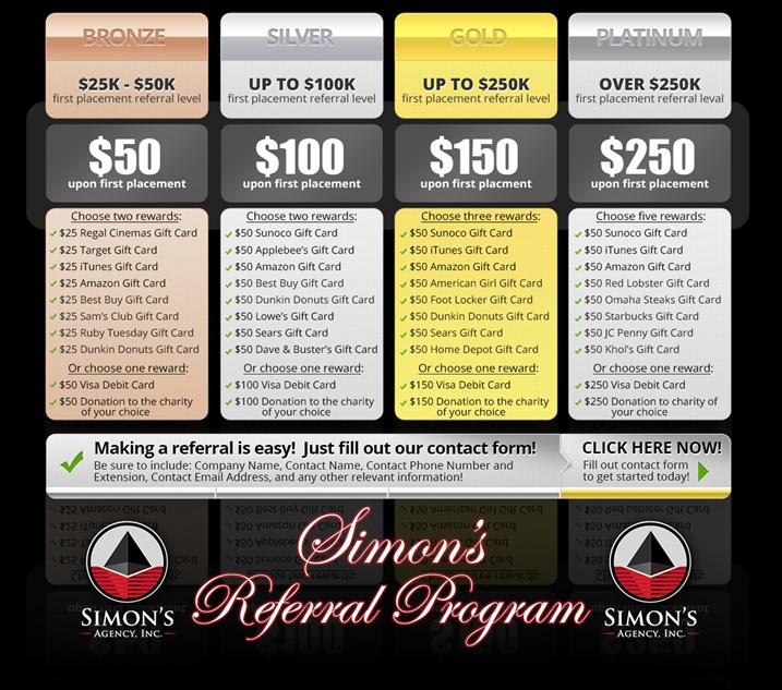 Simon's Referral Program